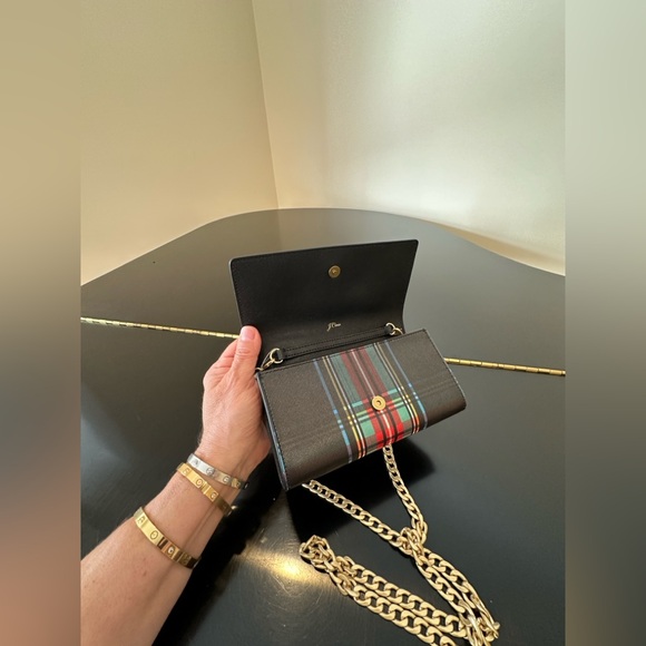 NWT Luxury Minimalist RARE Preppy J. Crew Convertible wallet bag w/chain strap - Picture 15 of 17